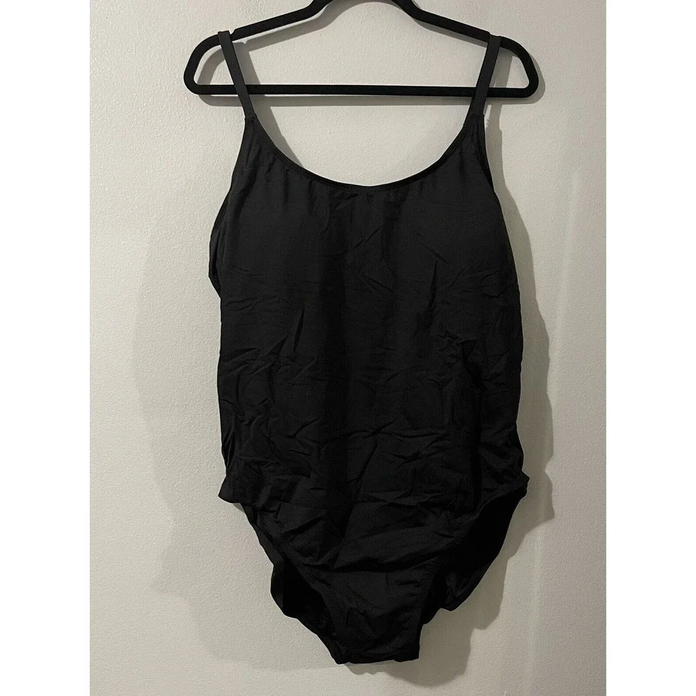 ANDIE Amalfi One Piece Swimsuit Size XXXL Black NWT Adjustable Strap Swim Beach - Picture 2 of 11